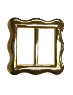 Hebilla dorada de metal