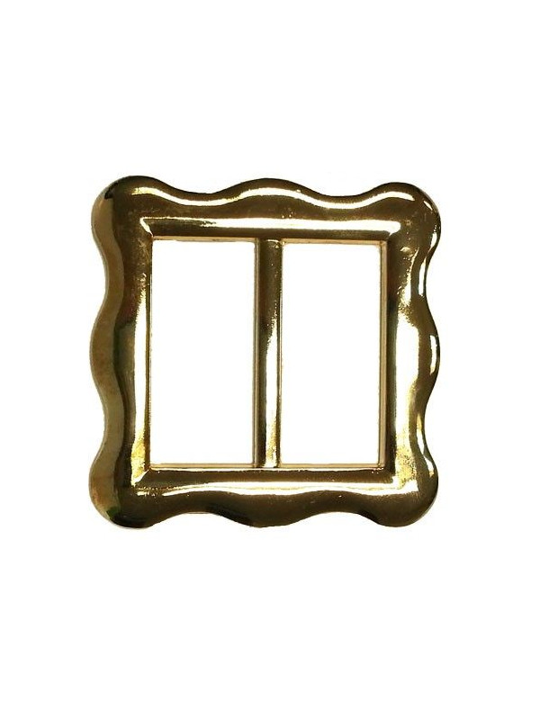 Hebilla dorada de metal