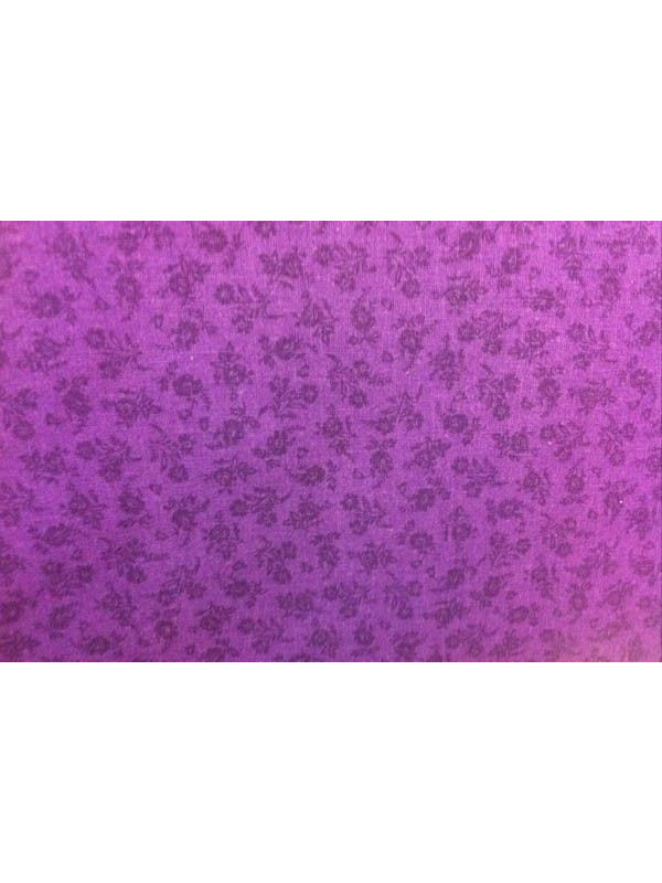 Tejido algodon patchwork flor morado