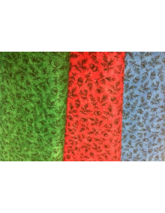 Tejido algodon flores para patchwork