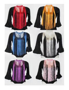 Collar andaluza fleco largo