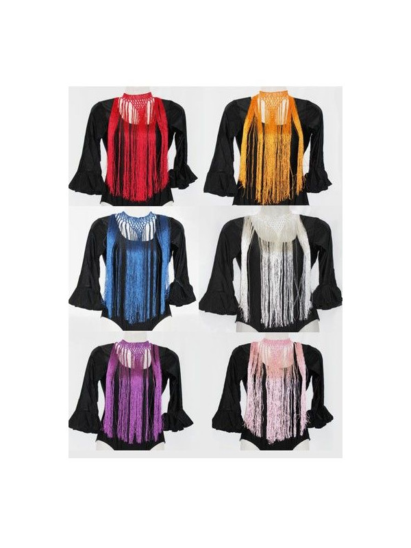 Collar andaluza fleco largo