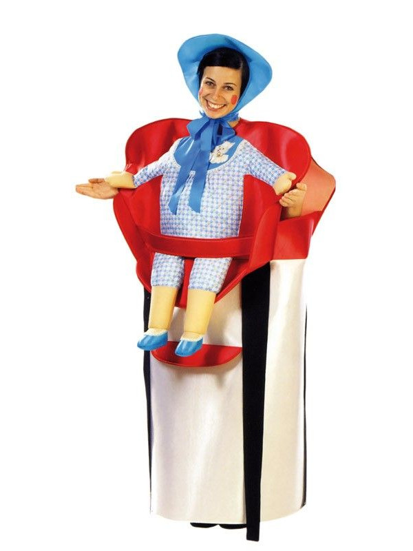 Disfraz de bebé en sillita