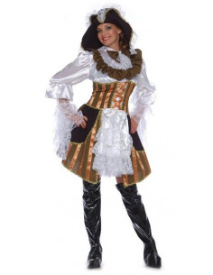 Disfraz de pirata bucanera mujer