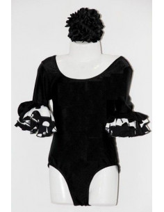Body mujer 3 volantes y topo gr