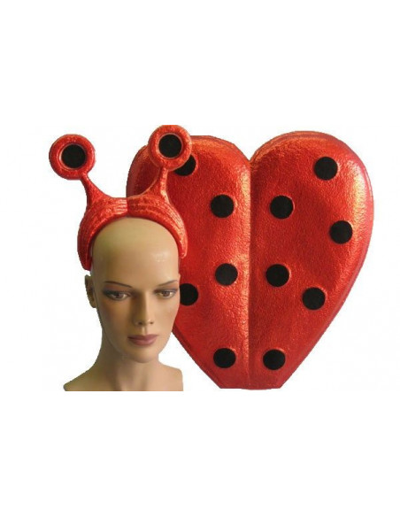 Alas y diadema de insecto