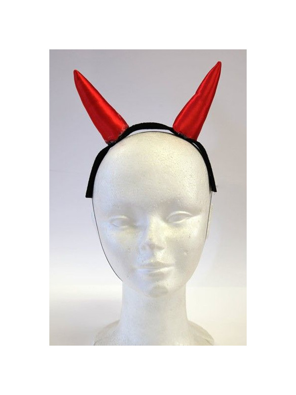 Diadema de diablo tela