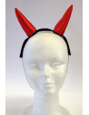 Diadema de diablo tela