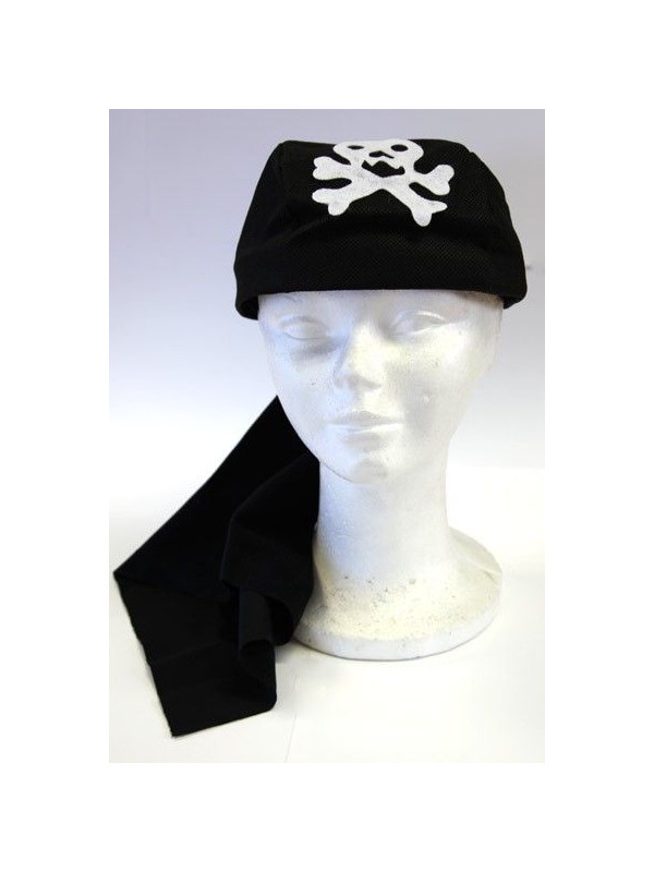 Gorro pirata con pañuelo