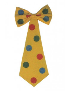 Corbata de payaso con lazo