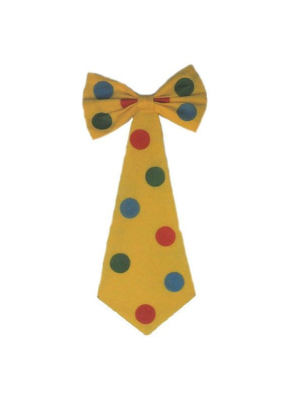 Corbata de payaso con lazo