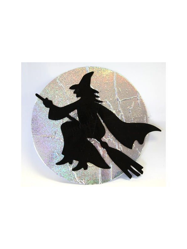 Decoración bruja en la escoba