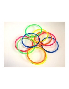 Pulsera plástico fluorescente