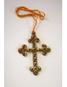 Colgante cruz dorada