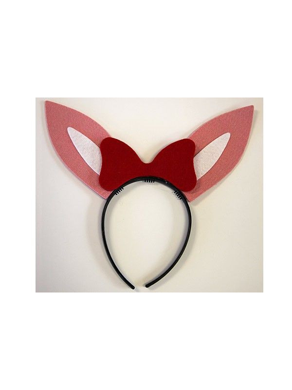 Diadema de conejito rosa