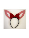 Diadema de conejito rosa