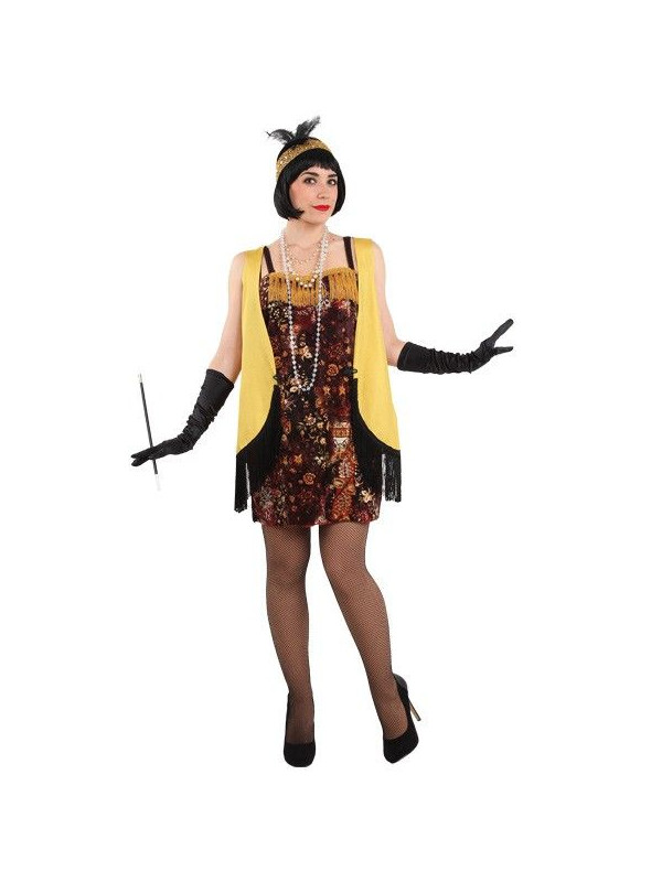 Disfraz charleston lujo