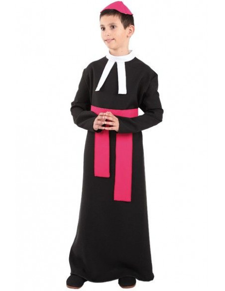 Disfraz de sacerdote infantil