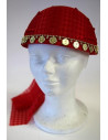 Casquete árabe con monedas