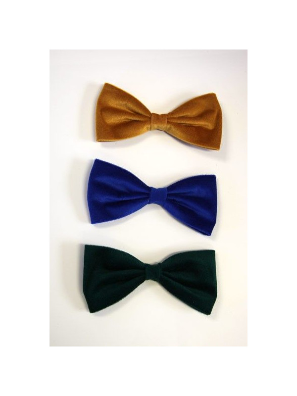 Pajarita de terciopelo