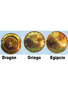 Escudos de guerreros redondos dragón 2