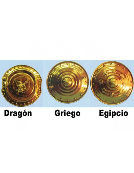 Escudos de guerreros redondos