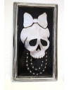 Cuadro de calavera con lazo