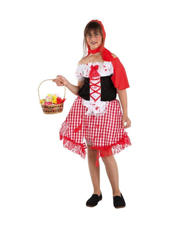 Disfraz caperucita zombie Halloween