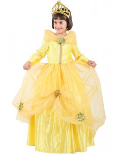 Disfraz de princesa Bella niña