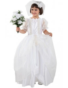 Disfraz de novia infantil