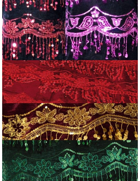 Disfraz de Charlestón para mujer colores