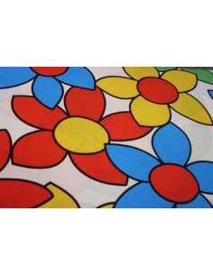 Tejido strech estampado flores