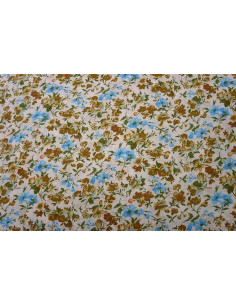Tejido estampado flores