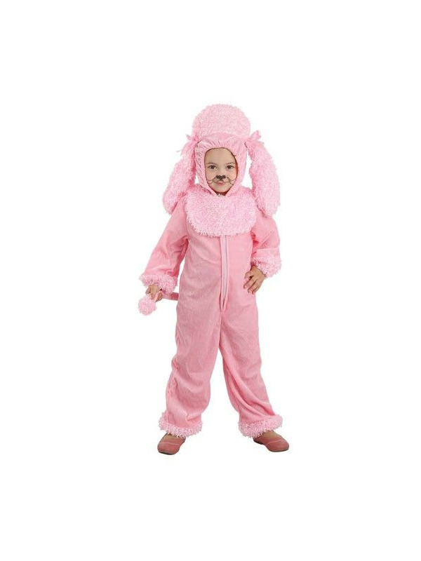 Disfraz perro bebé rosa