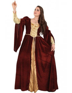 Disfraz dama medieval