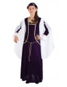 Disfraz reina medieval niña