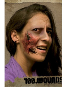 Cicatriz látex cienpies