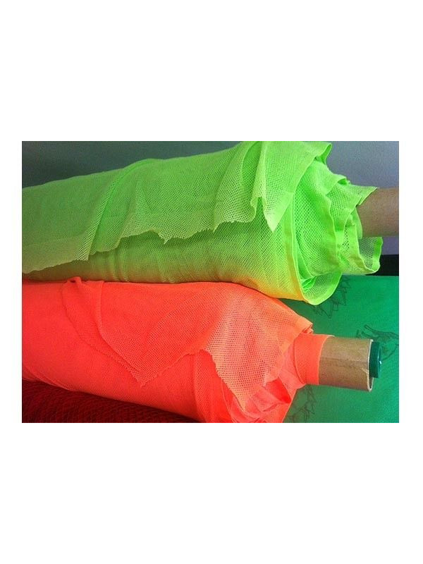 Tejido red elástica fluor