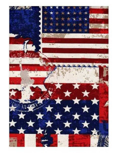 Tejido estampado EEUU