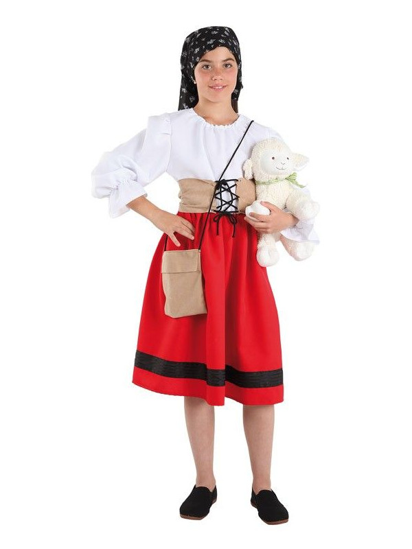 Disfraz pastora infantil