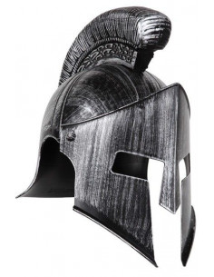 Casco de espartano plata