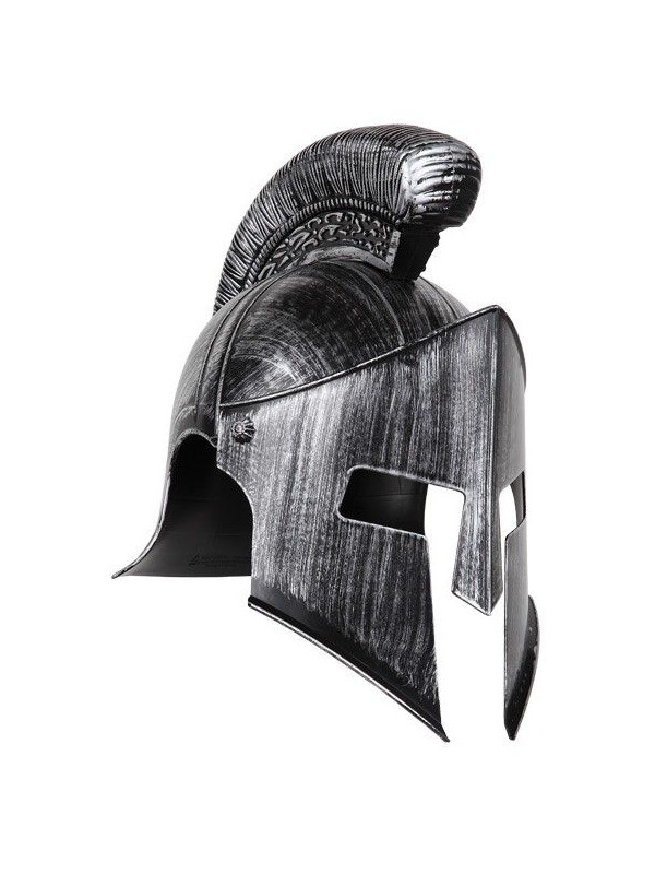 Casco de espartano plata