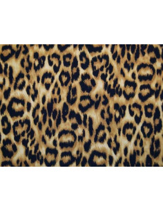 Tejido licra leopardo