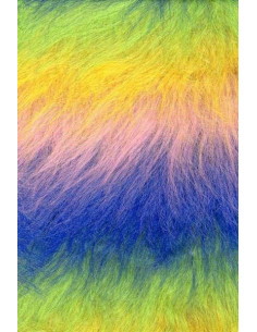 Tejido pelo rasty multicolor