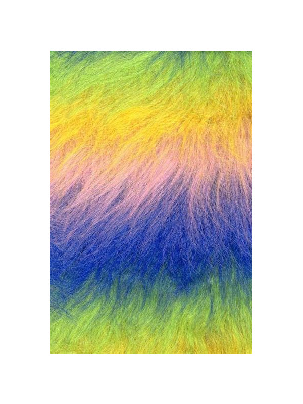 Tejido pelo rasty multicolor