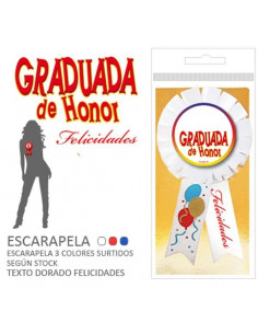 Mini escarapela graduada