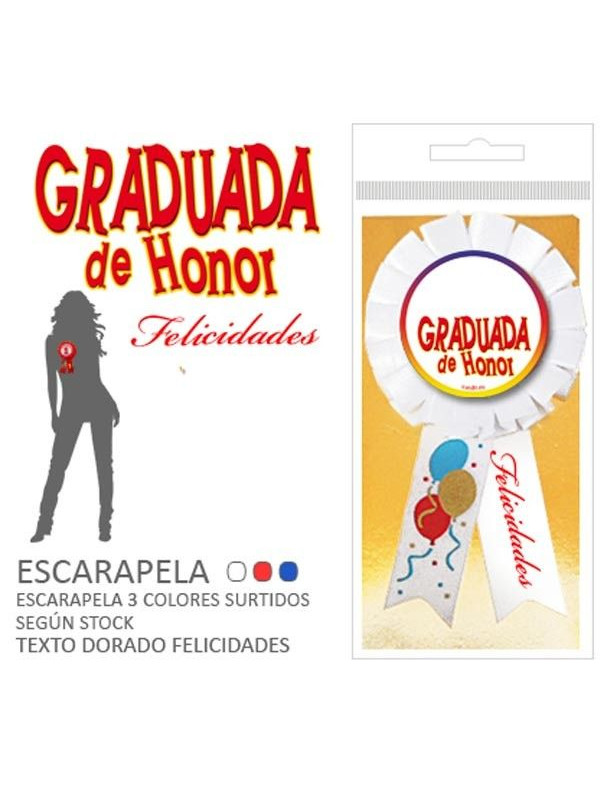 Mini escarapela graduada