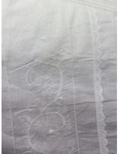 Tejido popelín bordado inglés