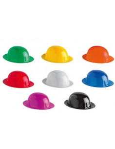 Bombín plástico colores surtidos