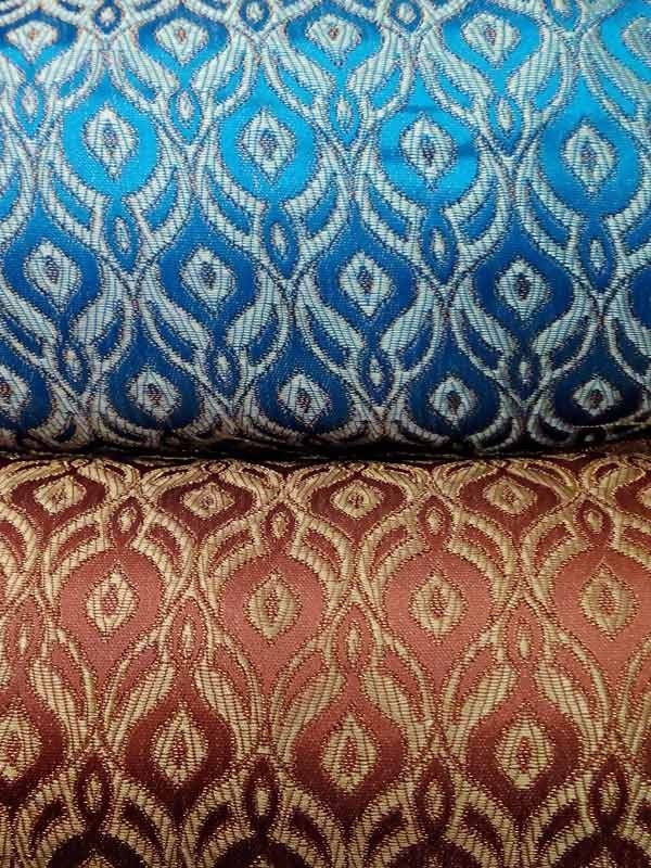 Tejido jacquard brocado damasco